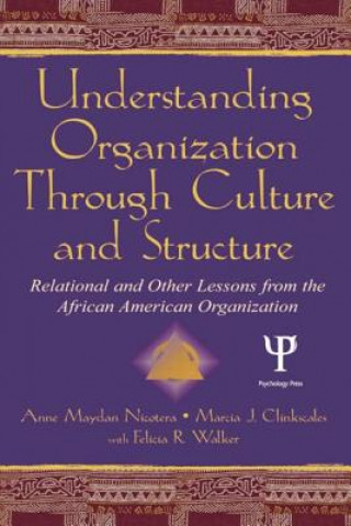 Kniha Understanding Organization Through Culture and Structure Felicia R. Walker