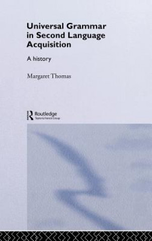 Buch Universal Grammar in Second-Language Acquisition Margaret Thomas