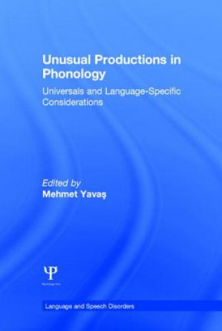 Könyv Unusual Productions in Phonology 