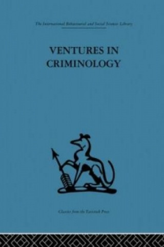 Kniha Ventures in Criminology 