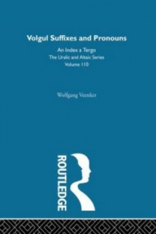 Knjiga Vogul Suffixes and Pronouns Wolfgang Veenker