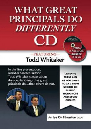 Audio What Great Principals Do Differently Audio CD Todd Whitaker