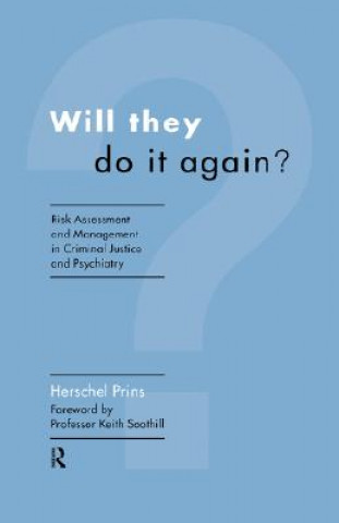 Könyv Will They Do it Again? Profeesor Herschel A. Prins