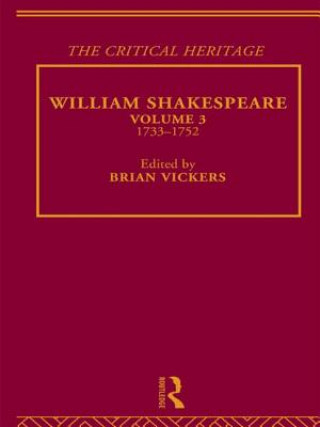 Carte William Shakespeare Brian Vickers