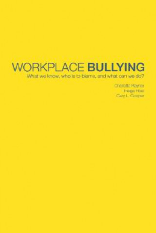 Carte Workplace Bullying Cary L. Cooper