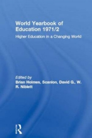 Książka World Yearbook of Education 1971/2 