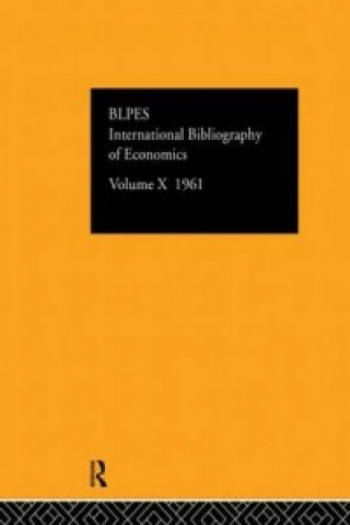 Kniha IBSS: Economics: 1961 Volume 10 International Committee for Social Sciences Documentation