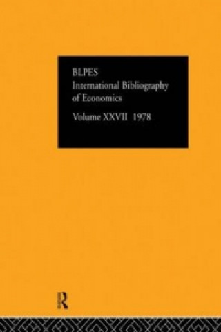 Kniha IBSS: Economics: 1978 Volume 27 International Committee for Social Science Information and Documentation