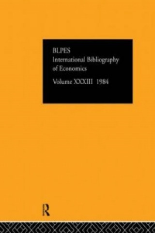 Kniha IBSS: Economics: 1984 Volume 33 International Committee for Social Sciences Documentation