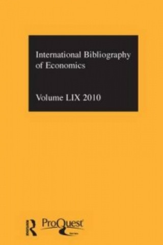 Kniha IBSS: Economics: 2010 Vol.59 