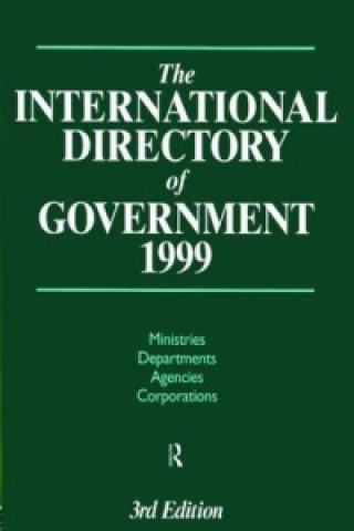 Kniha International Directory of Government 1999 
