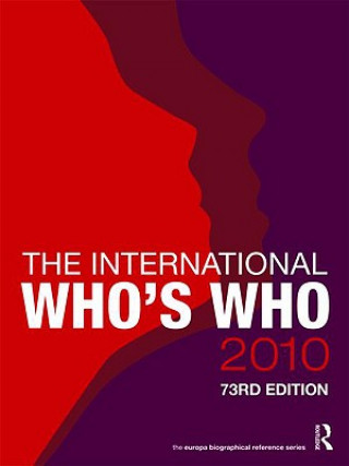Carte International Who's Who 2010 Europa Publications