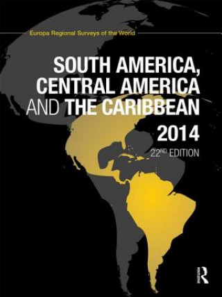 Carte South America, Central America and the Caribbean 2014 