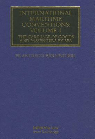 Kniha International Maritime Conventions (Volume 1) Francesco Berlingieri