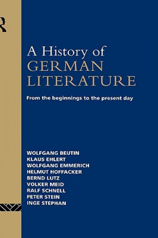 Carte History of German Literature Inge Stephan