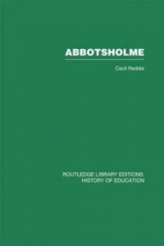 Kniha Abbotsholme Cecil Reddie
