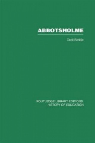 Livre Abbotsholme Cecil Reddie