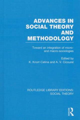 Kniha Advances in Social Theory and Methodology (RLE Social Theory) Karin Knorr Cetina
