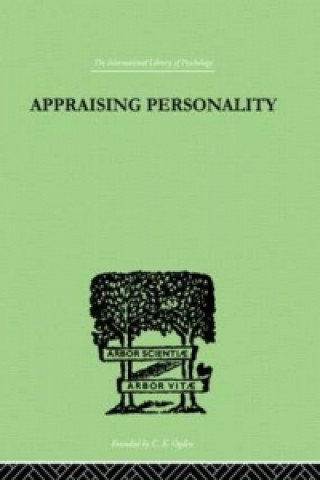 Book Appraising Personality M. R. Harrower