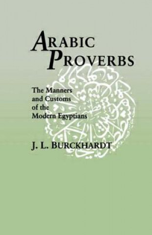 Libro Arabic Proverbs Johann Ludwig Burckhardt