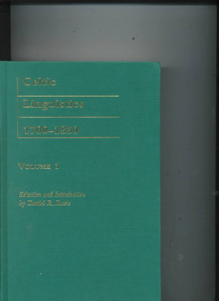 Libro Celtic Linguistics 1700-1850 Daniel R. Davis