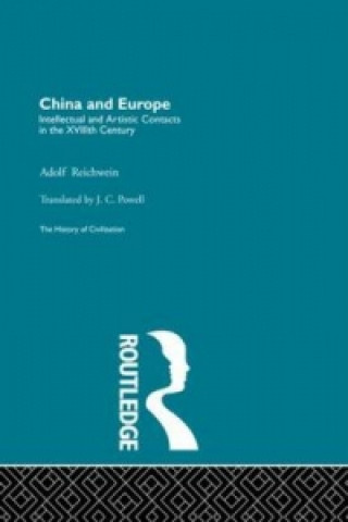 Könyv China and Europe Adolf Reichwein
