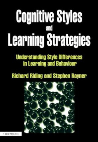 Knjiga Cognitive Styles and Learning Strategies Stephen Rayner