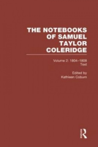 Könyv Coleridge Notebooks V2 Text 