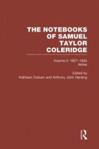 Kniha Coleridge Notebooks V5 Notes 