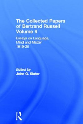 Könyv Collected Papers of Bertrand Russell, Volume 9 Bertrand Russell