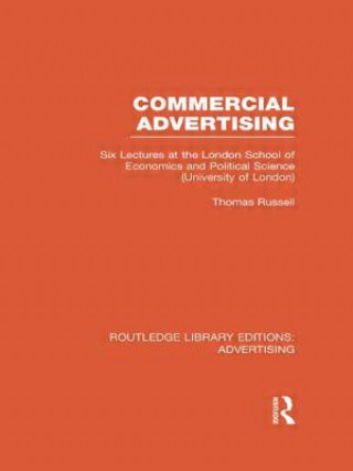 Könyv Commercial Advertising (RLE Advertising) Thomas Russell