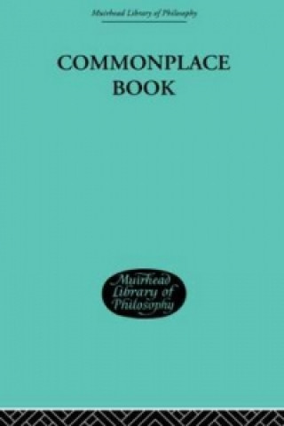 Knjiga Commonplace Book G. E. Moore