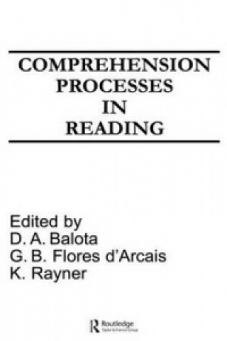 Kniha Comprehension Processes in Reading 