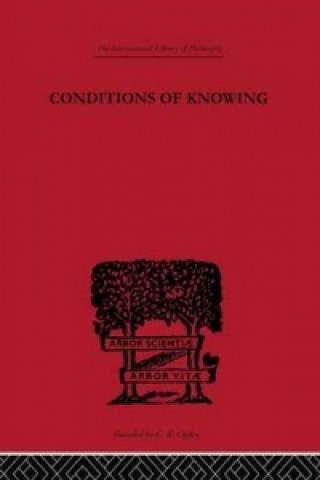 Kniha Conditions of Knowing Angus Sinclair