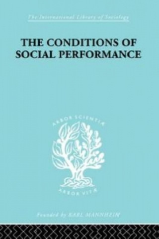 Buch Conditions of Social Performance Cyril S. Belshaw