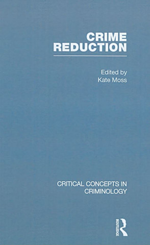Kniha Crime Reduction Kate Moss