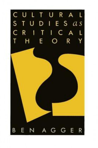 Książka Cultural Studies As Critical Theory Ben Agger