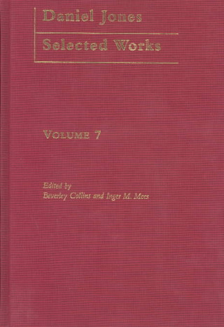 Knjiga Daniel Jones, Selected Works: Volume VII Beverley Collins