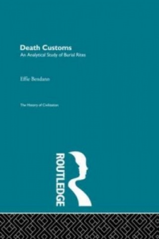 Buch Death Customs E. Bendann