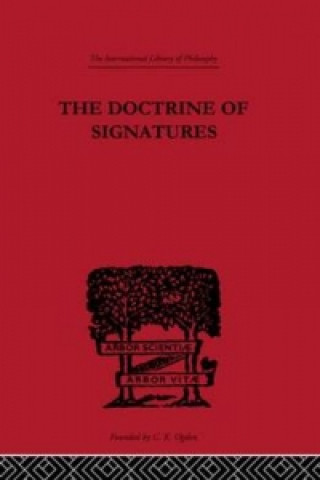 Könyv Doctrine of Signatures Scott Buchanan