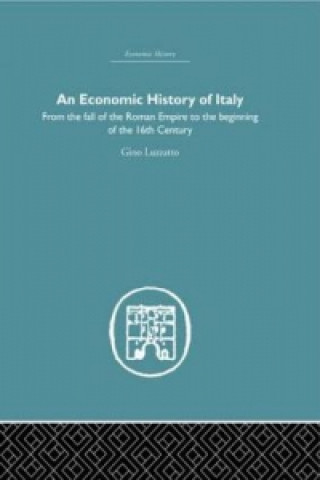 Kniha Economic History of Italy Gino Luzzatto