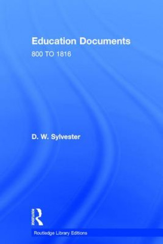 Kniha Education Documents D. W. Sylvester