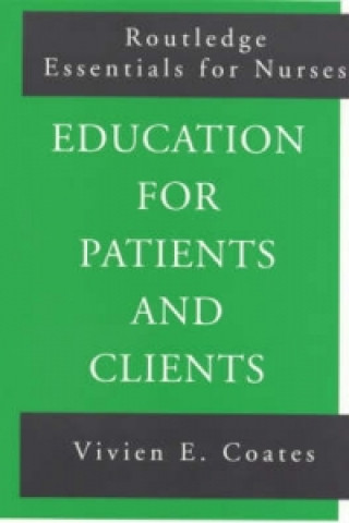 Book Education For Patients and Clients Vivien Coates