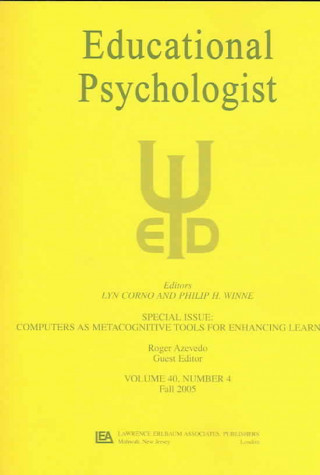Knjiga Computers as Metacognitive Tools for Enhancing Learning Roger Azevedo