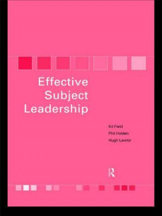 Book Effective Subject Leadership Hugh Lawlor