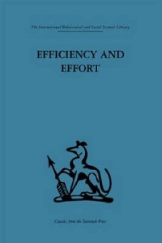 Könyv Efficiency and Effort 