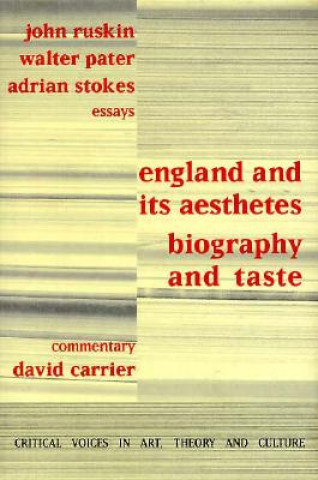 Könyv England and its Aesthetes David Carrier