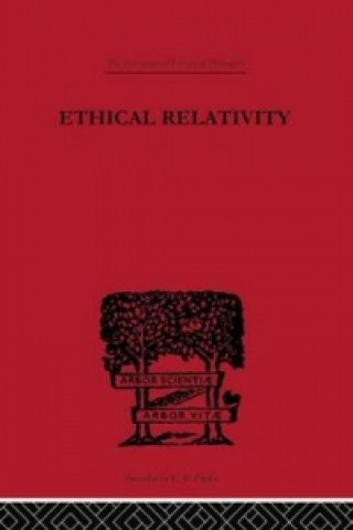 Knjiga Ethical Relativity Edward Westermarck