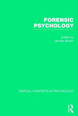 Buch Forensic Psychology Jennifer M. Brown