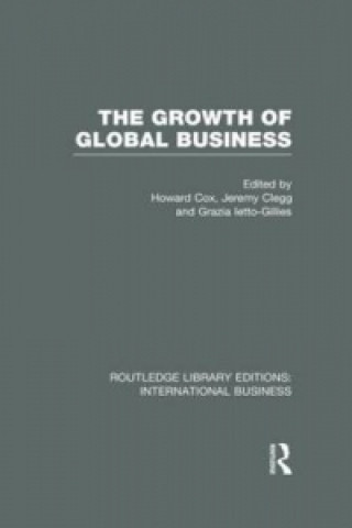 Kniha Growth of Global Business (RLE International Business) 